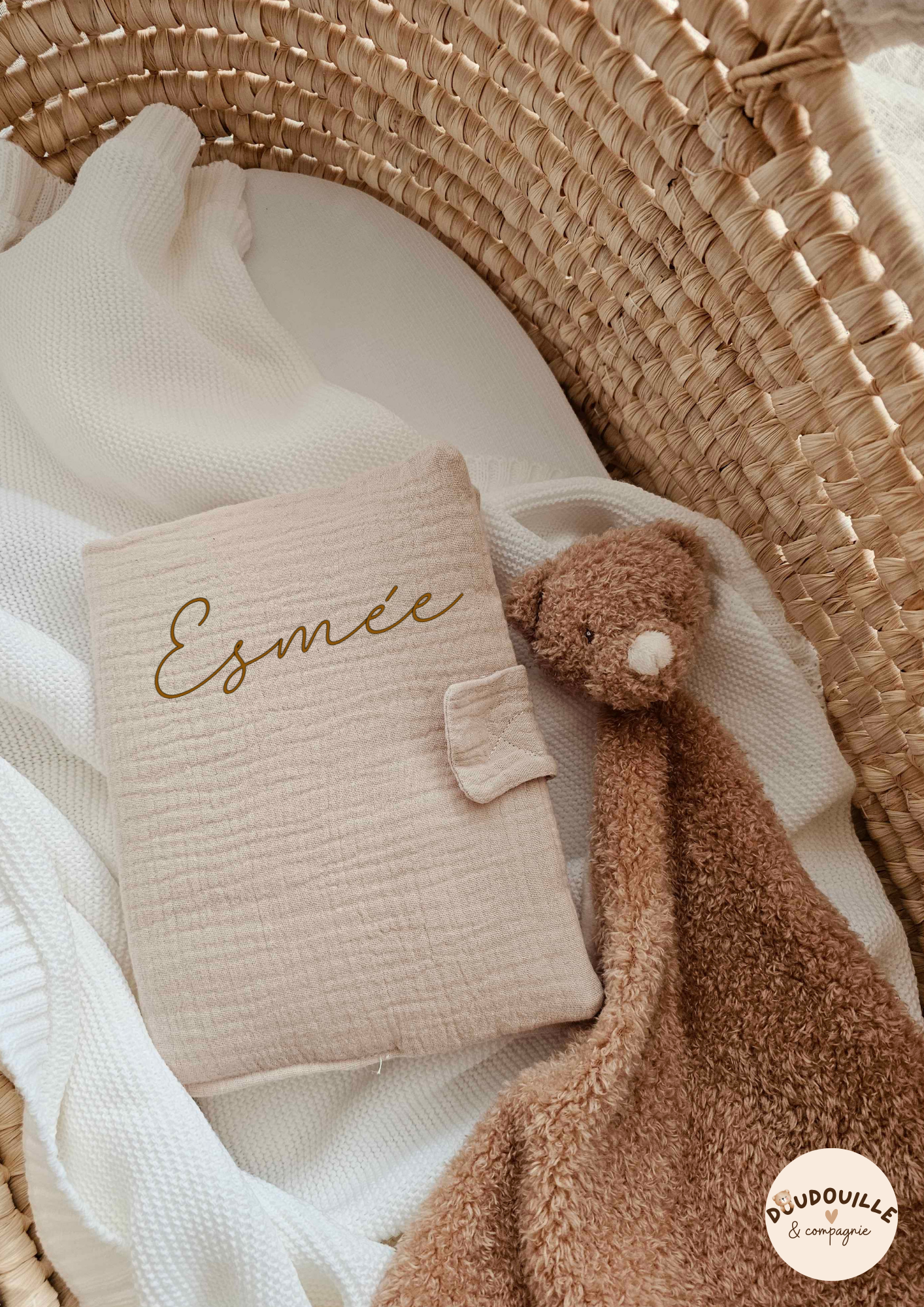 Protège Carnet De Santé - Beige