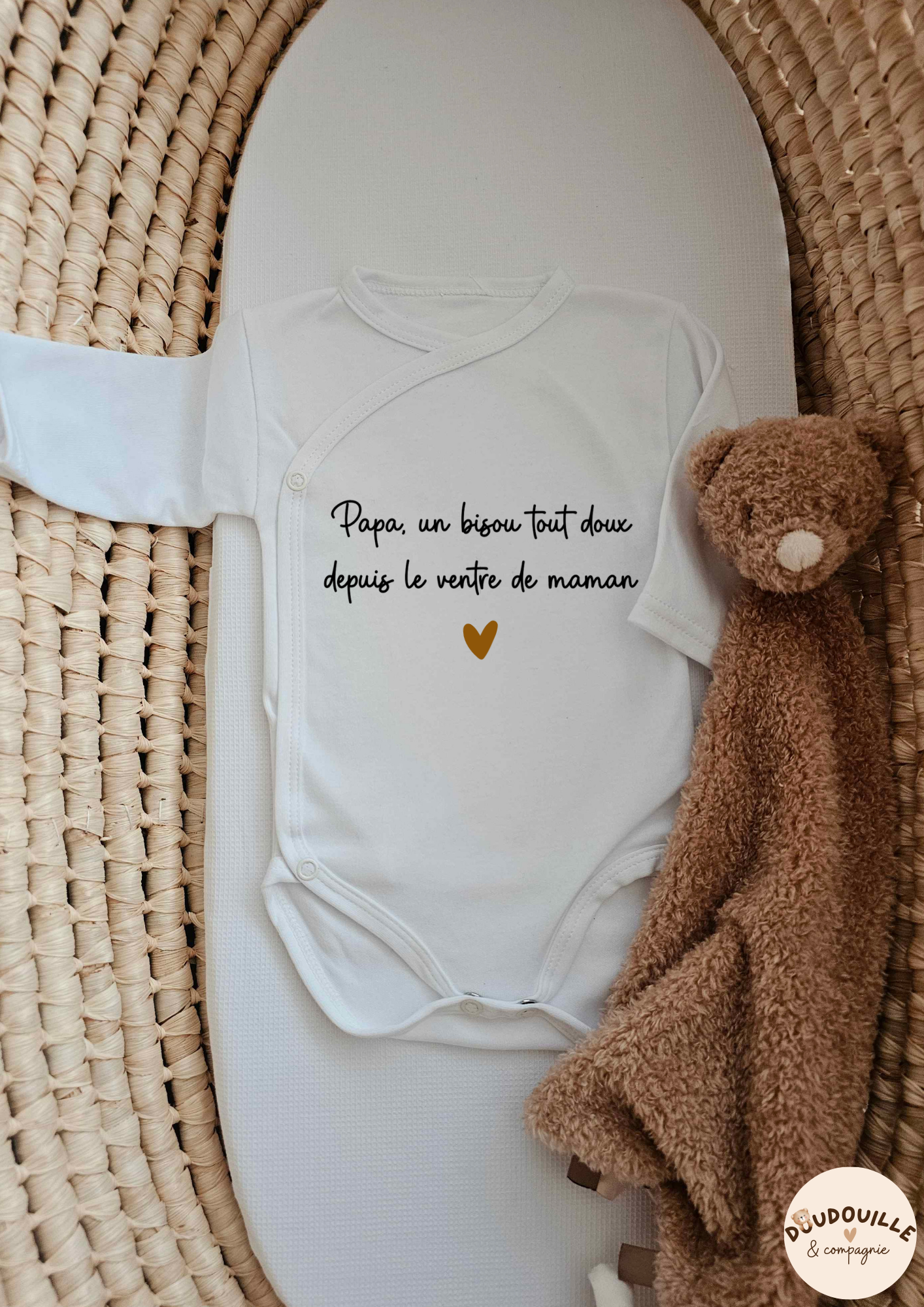 Body - Papa, un bisous depuis le ventre de maman