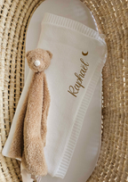 Couverture - Maille - Blanc