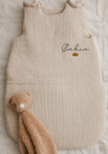 Gigoteuse - Beige - Prénom au coeur