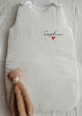 Gigoteuse - Blanc - Prénom au coeur