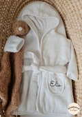 Peignoir - Blanc - Prénom sur la poche