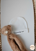 Bonnet - Blanc - Coton - 100% Personnalisable