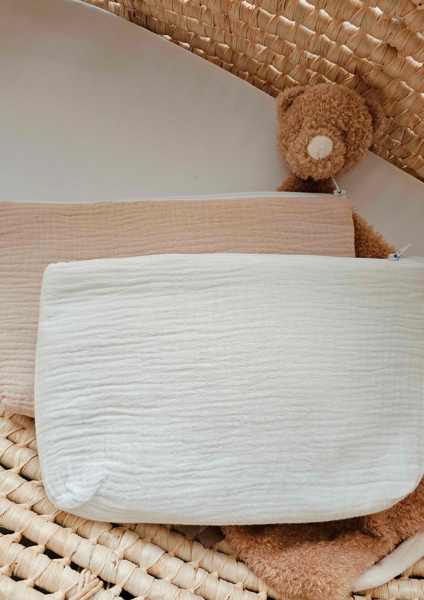 Trousse de toilette - Beige - Prénom